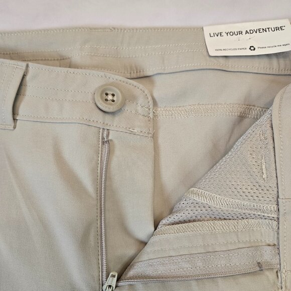 EDDIE BAUER Women's Tech Shorts Sz: 6 Pumice (Khaki) - Picture 5 of 10